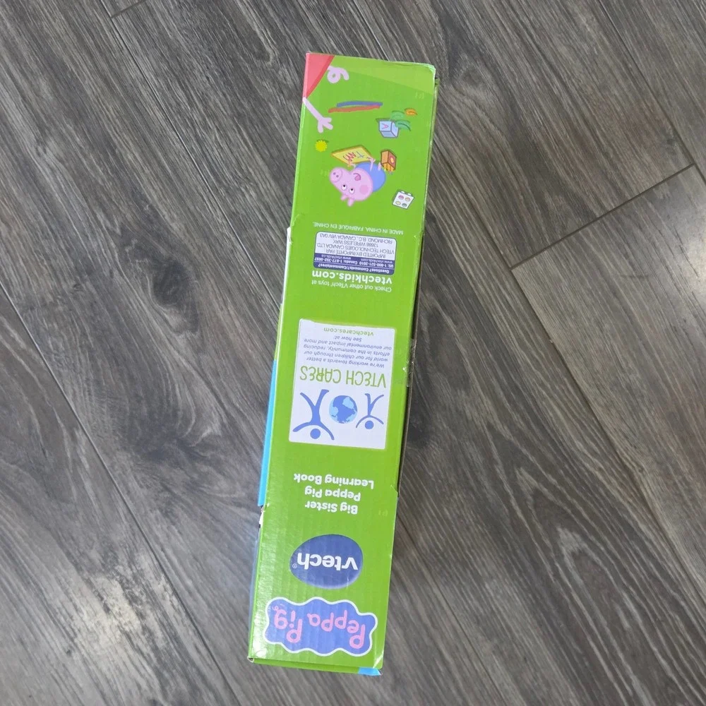 VTech Big Sister Peppa Pig Learning Book Kids Ages 2+ Pink Educational NEW